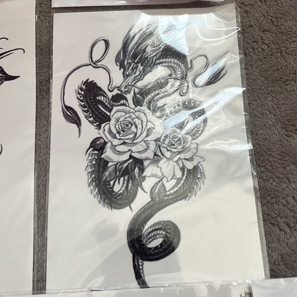 ‼️ Black Ink Temporary Tattoos - Picture 6 of 6